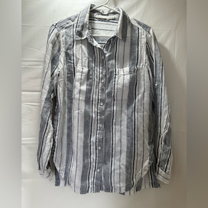 Athleta Linen Button up‎